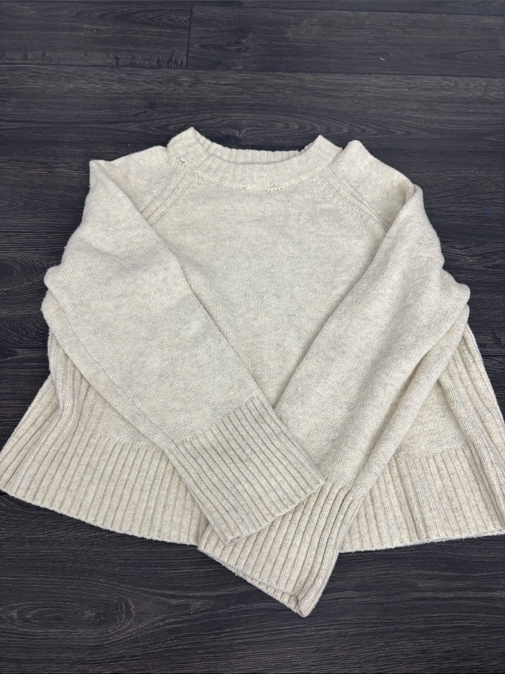 Cozy Cream Crewneck Women's Sweater